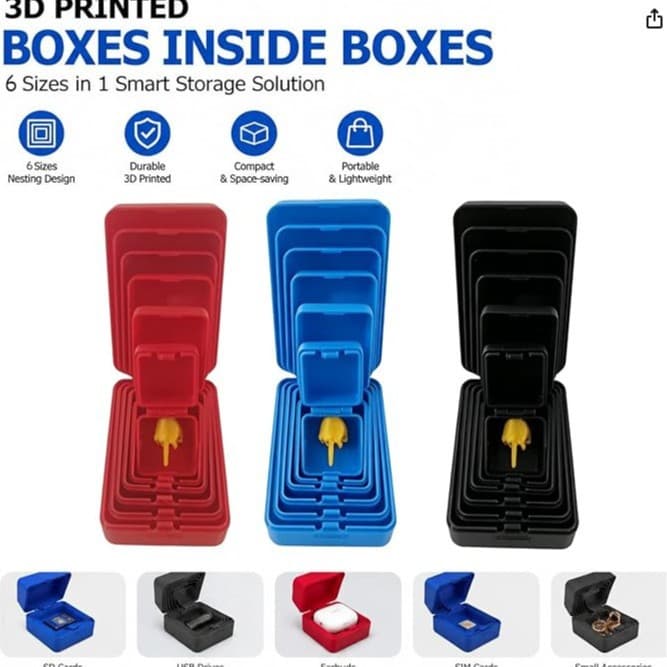 Multi-Layer Nesting Surprise Gift Box, Creative Matryoshka Box Blind Box Surprise