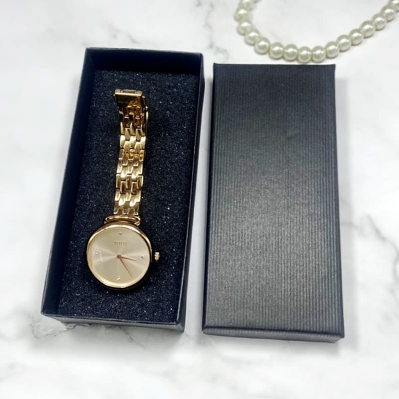 Long Watch Box Rectangular Box Heaven and Earth Cover Jewelry Necklace Box Hot Stamping Logo Factory Direct Sale