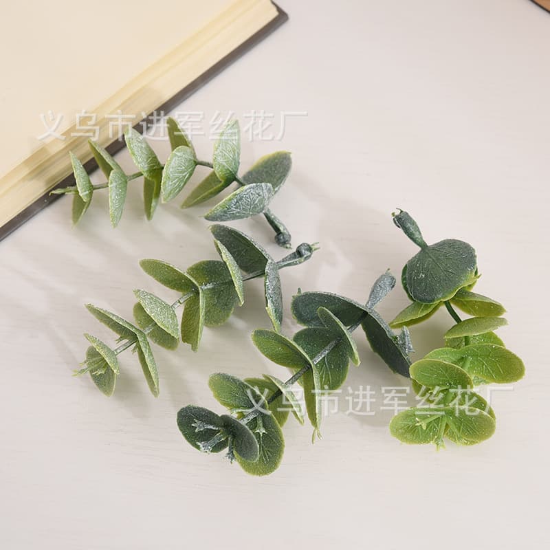 Wholesale Simulation Plant Eucalyptus Plastic Aquatic Grass Accessories, Artificial Silk Flowers Imitation Plant Wall Bonsai Aquarium Decor