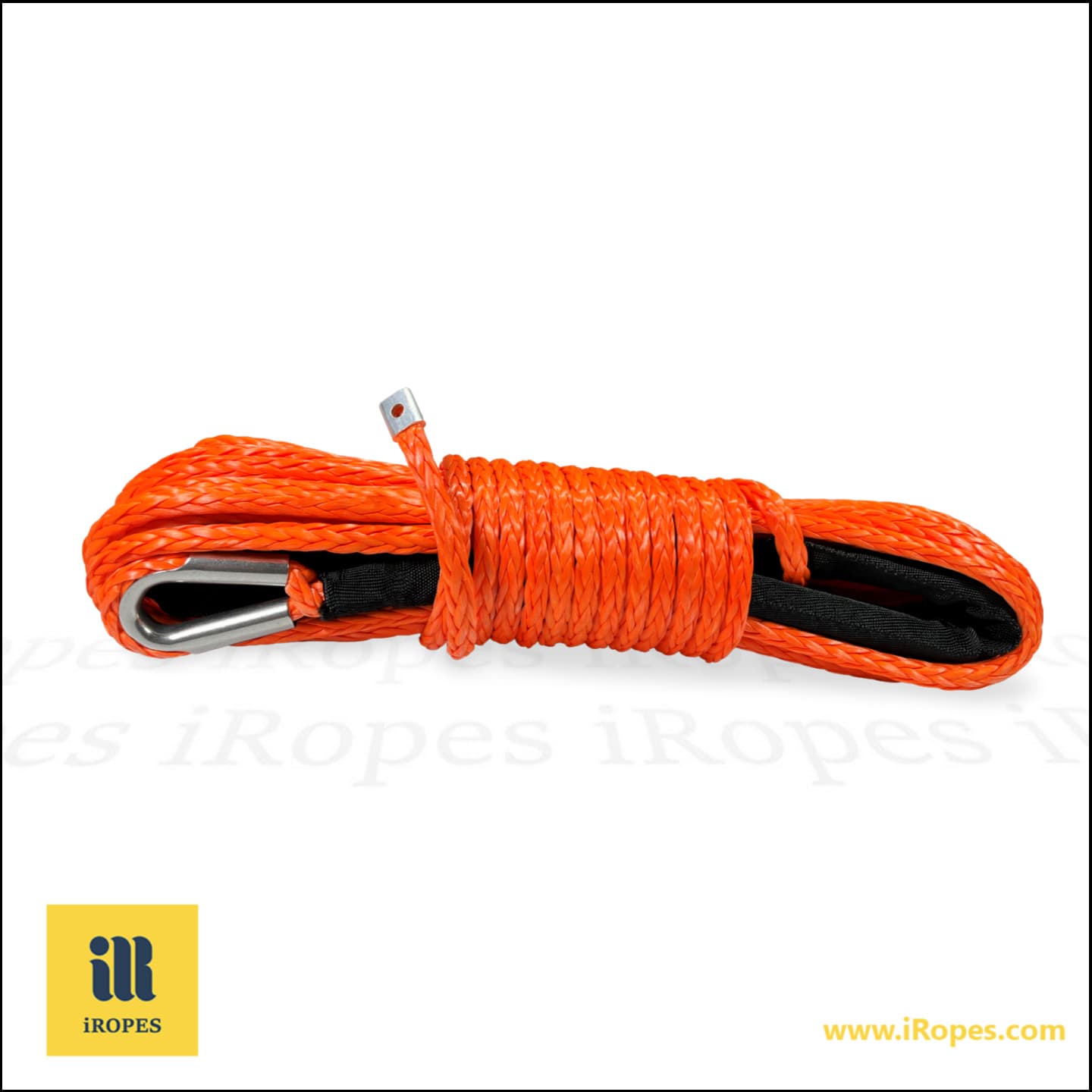 004 Factory Direct 10mm Ultra High Molecular Weight Polyethylene Fiber Winch Rope 0382
