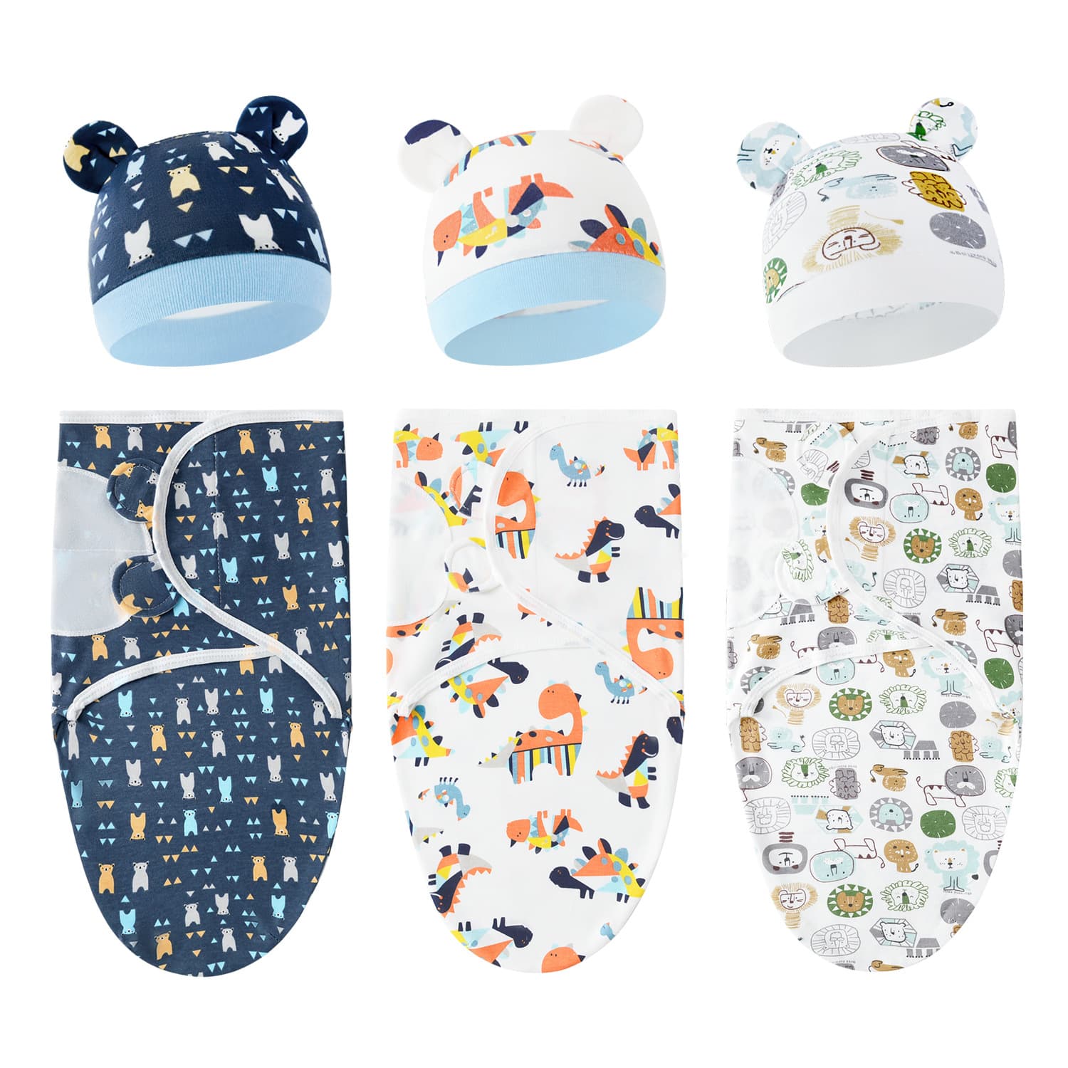 2025 Amazon Baby Swaddle Blanket, Infant Sleep Sack, 100% Cotton Newborn Sleeping Wrap, Anti-Startle, Anti-Kick Blanket