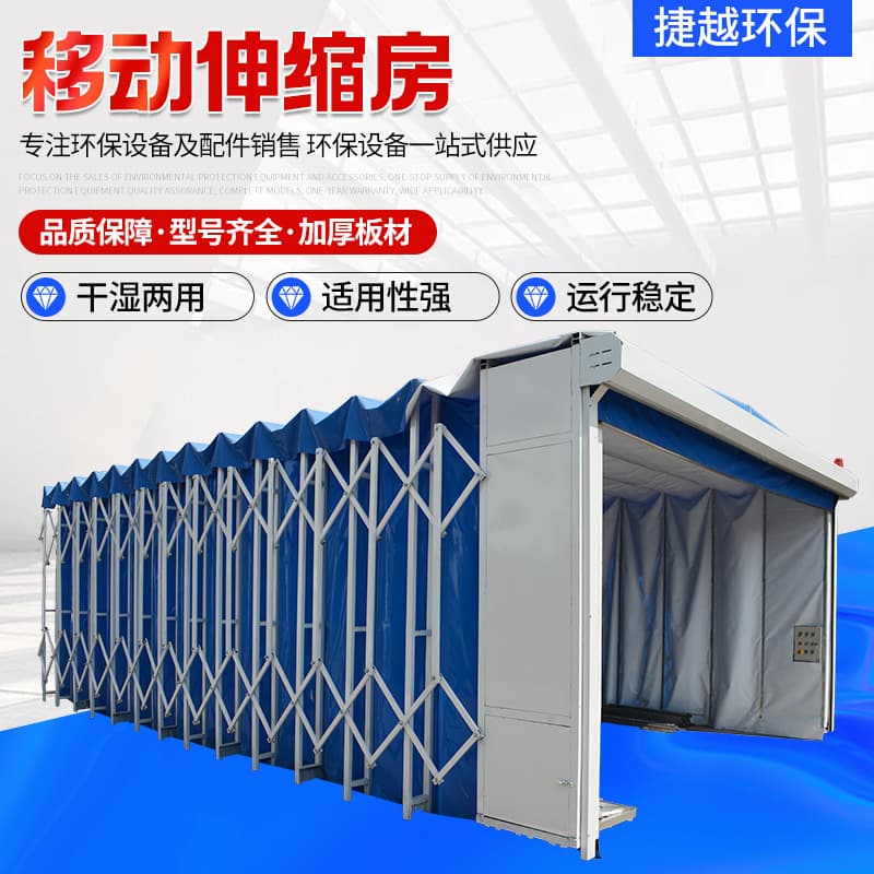Custom-Made Fully Automatic Dust-Free Sanding Room, Foldable Track-Mounted Large Coating Equipment, Mobile Expandable Room