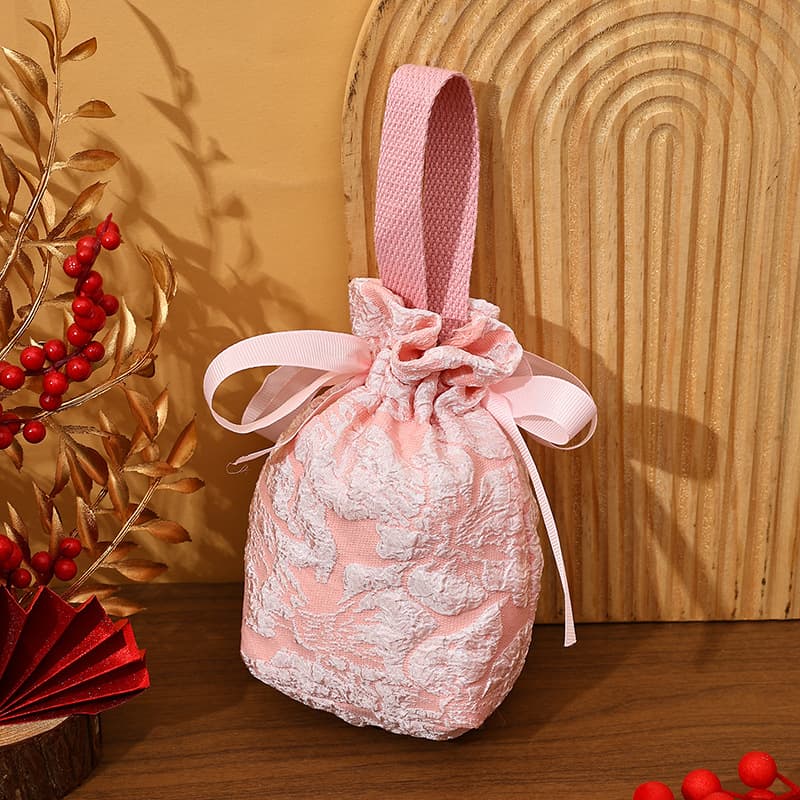 Wedding Candy Bag Handheld Candy Gift Box Wedding Candy Box Engagement Cloth Bag Empty Packaging Box New Style
