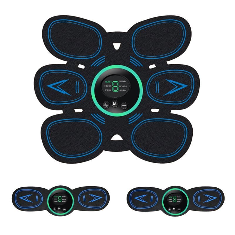 Cross-border Hot-Selling Smart Home Exercise Abdominal Fitness Charging Massage Patch Abdominal Muscle Stimulator Household
