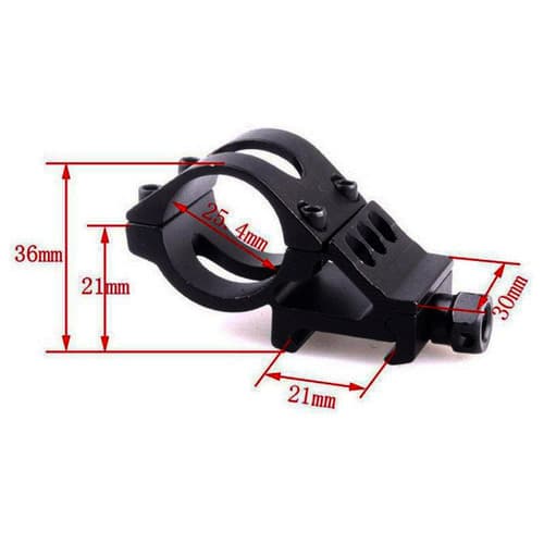 Flashlight stand, flashlight assembly accessories, Picatinny Weaver bracket, sight clip collection