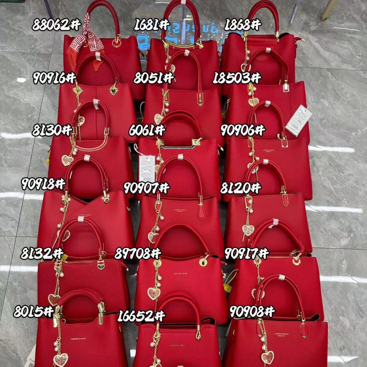 Red Bridal Large Capacity Handbag Hot Sale Of The Season New Style Luxury Sensation Single Shoulder Bag for Marriage Engagement
