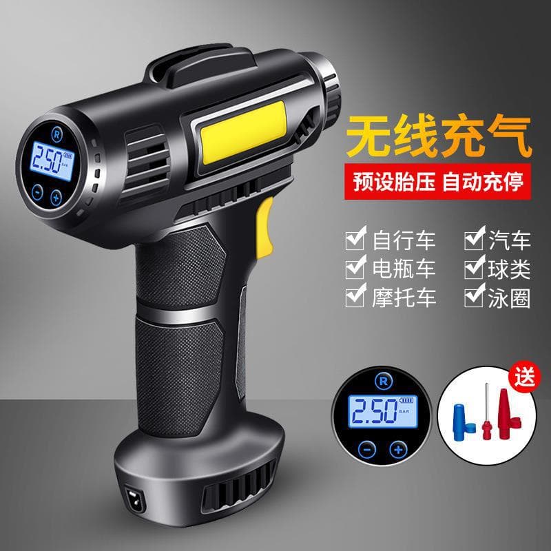 Wireless Car Tire Inflator Air Pump Portable USB Electric Vehicle Tire Pump for Cars