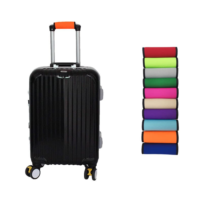 Neoprene Solid Color Luggage Handle Cover, Suitcase Handle Protector, Trolley Handle Sleeve, Luggage Accessory