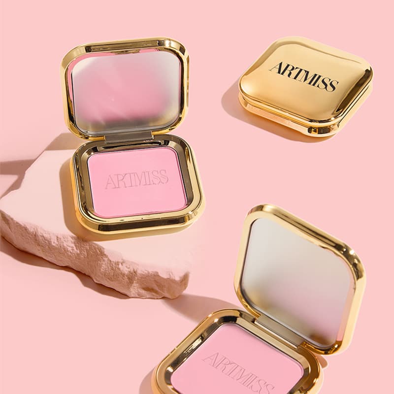 Gold Blush Powder 8-Color Multi-Use Blush Cream Cross-Border Cosmetics Blush Palette OEM Processing
