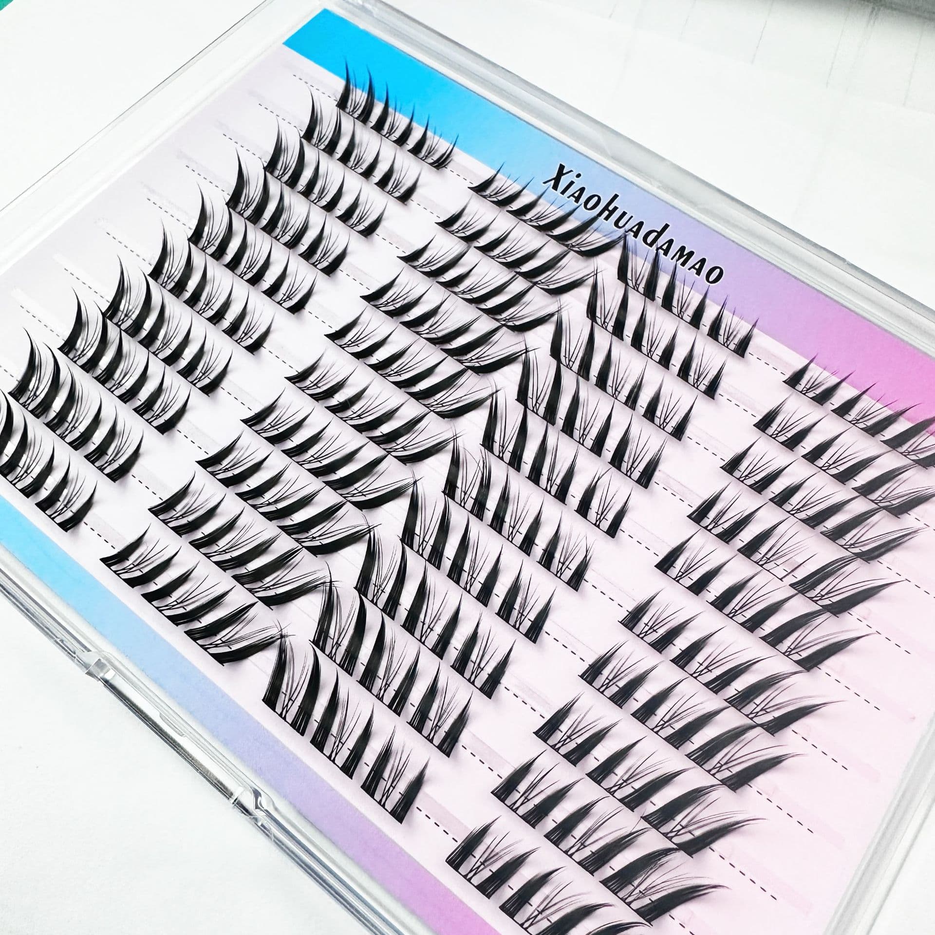 Oxygen Demon False Eyelashes Female Natural Simulation Grafting Single Cluster Fairy Segmented Cartoon Eyelashes