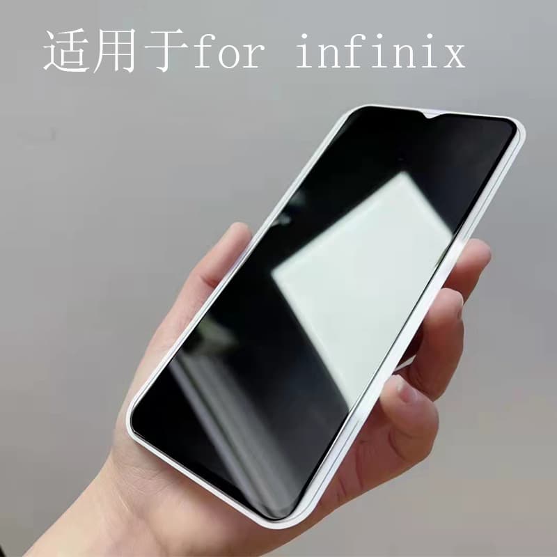 Privacy Glass Spark 40 Pro Smart 20 HD Full Glue Anti-Spy Tempered Glass Screen Protector