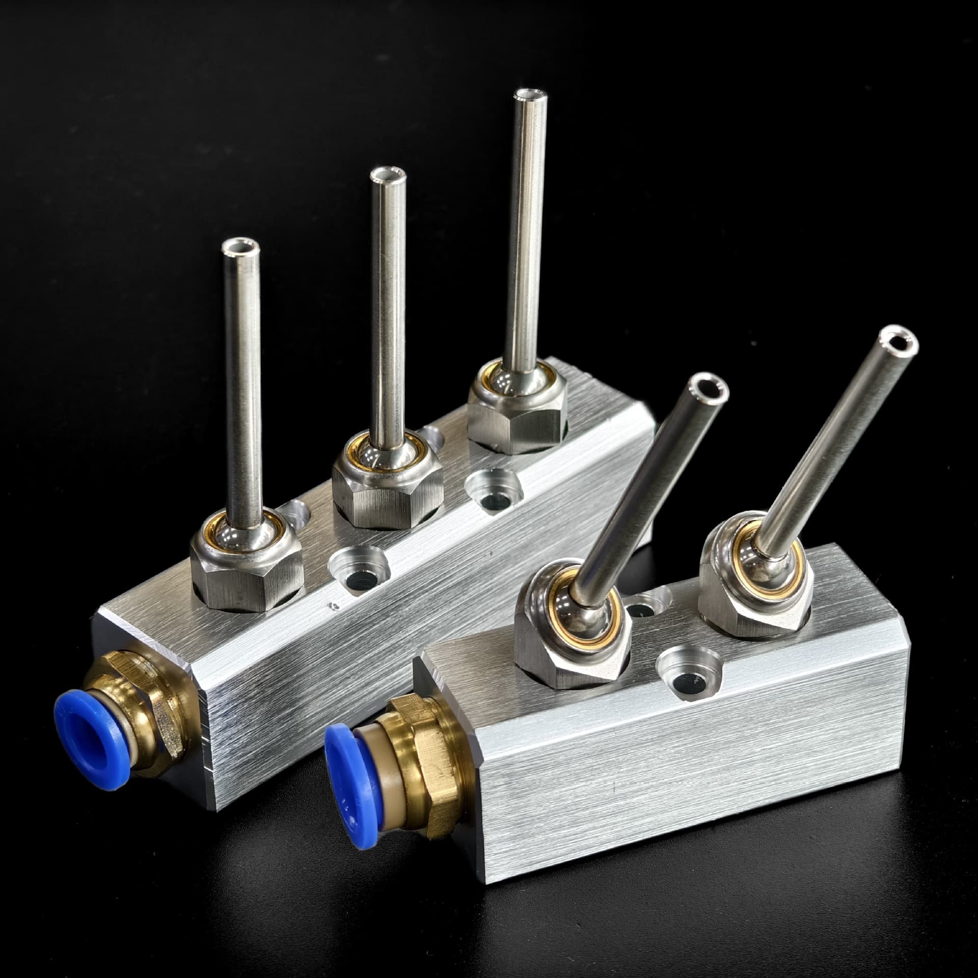 Multi-Port Universal Ball Nozzle Machine Tool High-Pressure Coolant Spray Nozzle Point-Type Turret Blow Nozzle