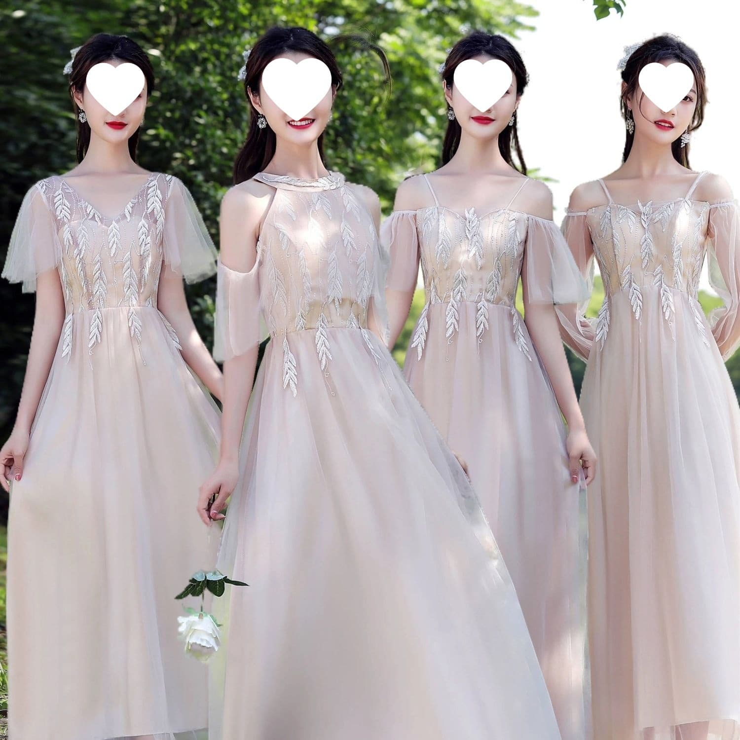 Bridesmaid Dress 2026 New Style Strapless Long Sleeve Slimming Sisterhood Party Plus Size Fairy Adult Ceremony Banquet Student