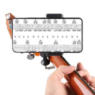 Wholesale Electric Bass with Capo Sheet Music Guitar Phone Clip Folk Capo Guitar Phone Holder
