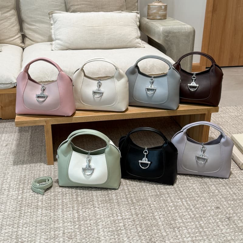 Cross-border Fashion Premium Handbag for Women, Trendy Patchwork Shoulder Bag, Niche Design Crossbody Bag Wholesale