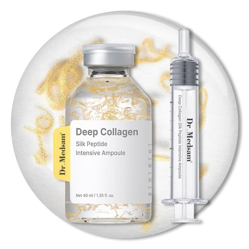 Cross-border PDRN CHK-CU SILK Peptide Blue Copper Peptide Gold Silk Essence Multi-Peptide Ampoule Essence In-Stock Wholesale