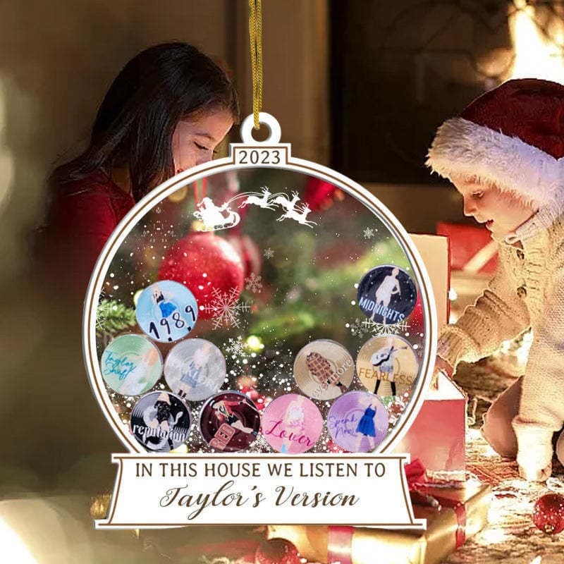 Christmas Ornaments Taylor's Version Ornament Christmas Acrylic Flat Taylor Pendant