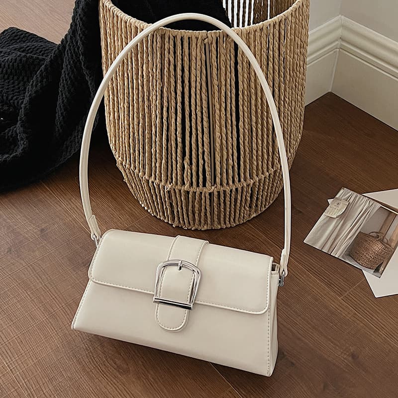 Cross-border High-Aesthetic Small Bag for Women 2026 Spring New Fashion Handbag Stylish Shoulder Underarm Bag Baguette Bag
