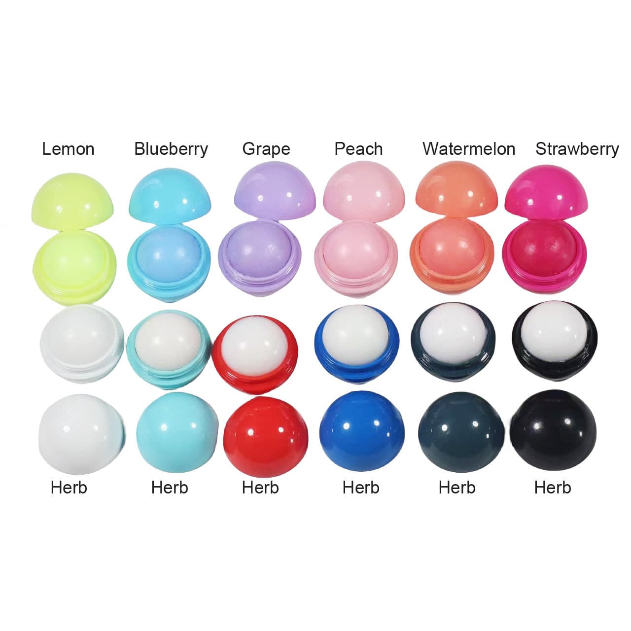 10g Color Ball Lip Balm, Colorless Lip Balm, Colorless Lip Balm Ball, Color Ball Lip Balm