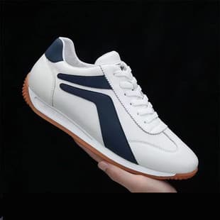 TikTok Dropshipping Cross-Border Men's Running Casual Shoes, Simple Fashion Korean Style Breathable Soft Sole Agassi Shoes