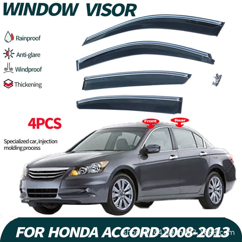 Window Visor Rain Guard for Honda Accord 2008-2015