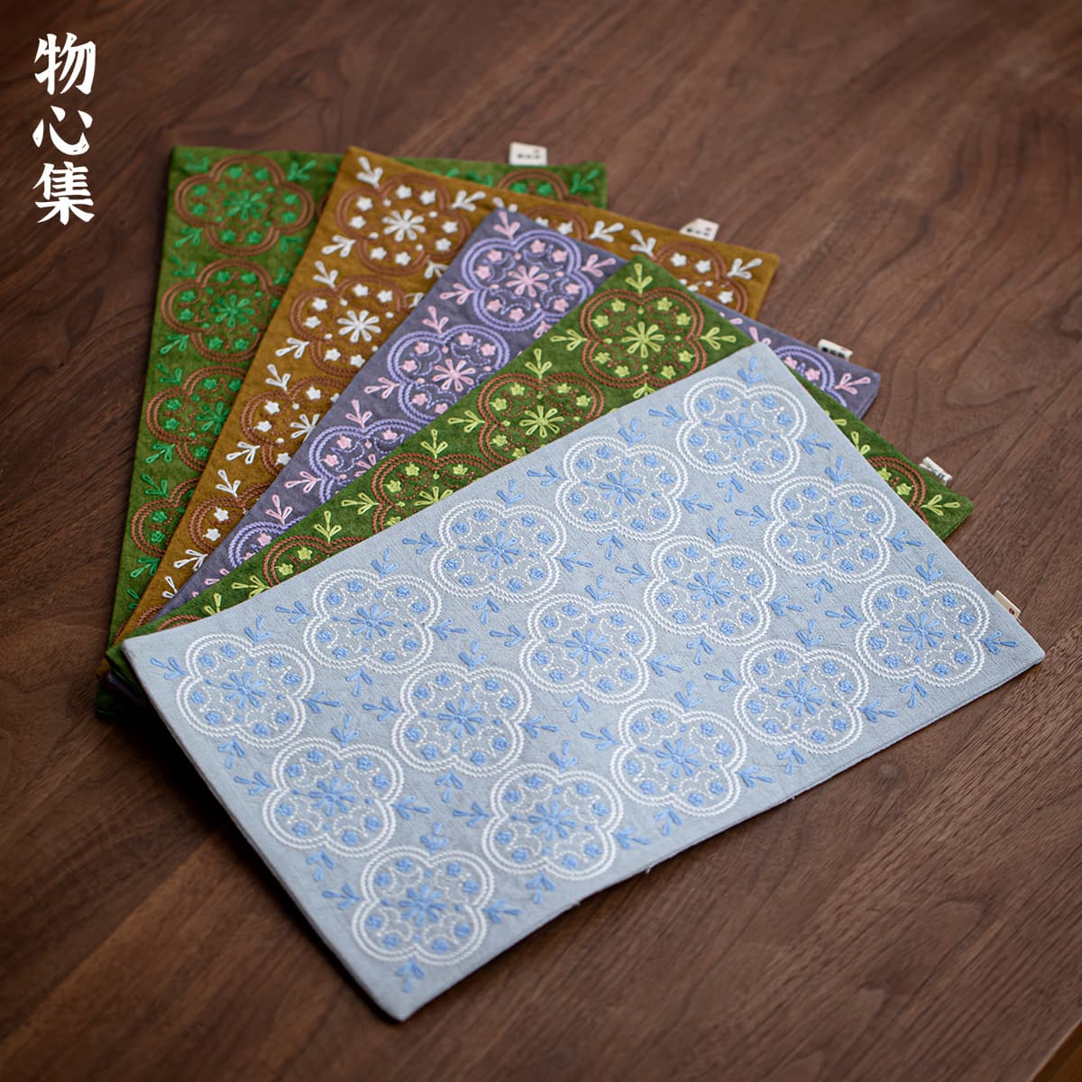 Wuxinji Pure Handmade Embroidery Window Paper-Cut Dry Brewing Mat Fresh Tea Room Waterproof Tea Mat Zen Tea Table Heat Insulation Pad