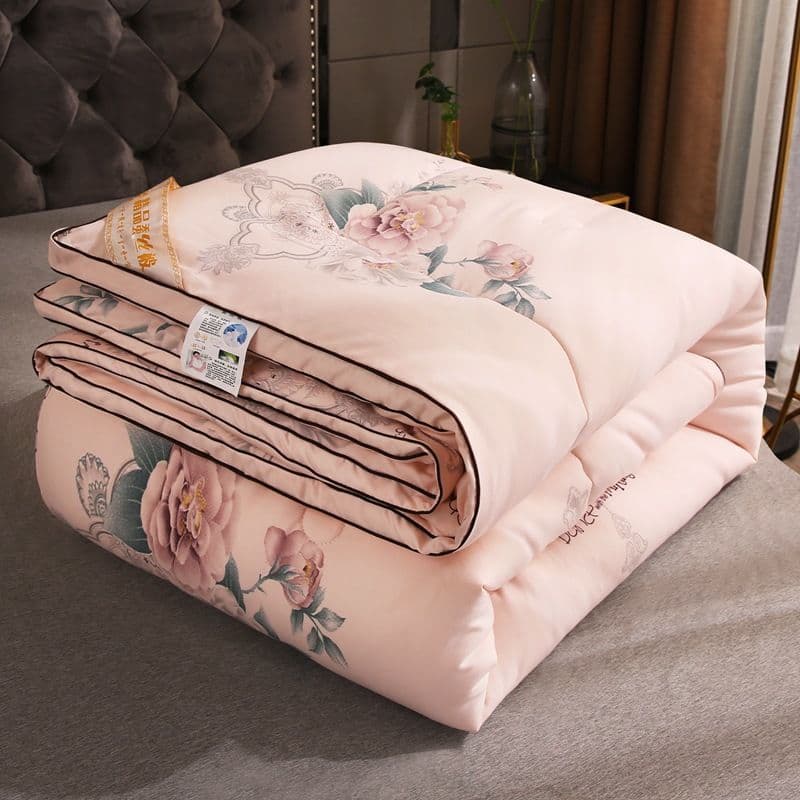 100% Mulberry Silk Quilt, Spring/Autumn Quilt, Winter Quilt, All-Cotton Silk Summer Quilt, Single/Double Air Conditioning Quilt Core Wholesale