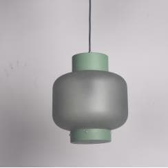 Ancient town factory, Zhongshan factory direct sales, simple design post-modern bedroom restaurant avocado green glass transparent high