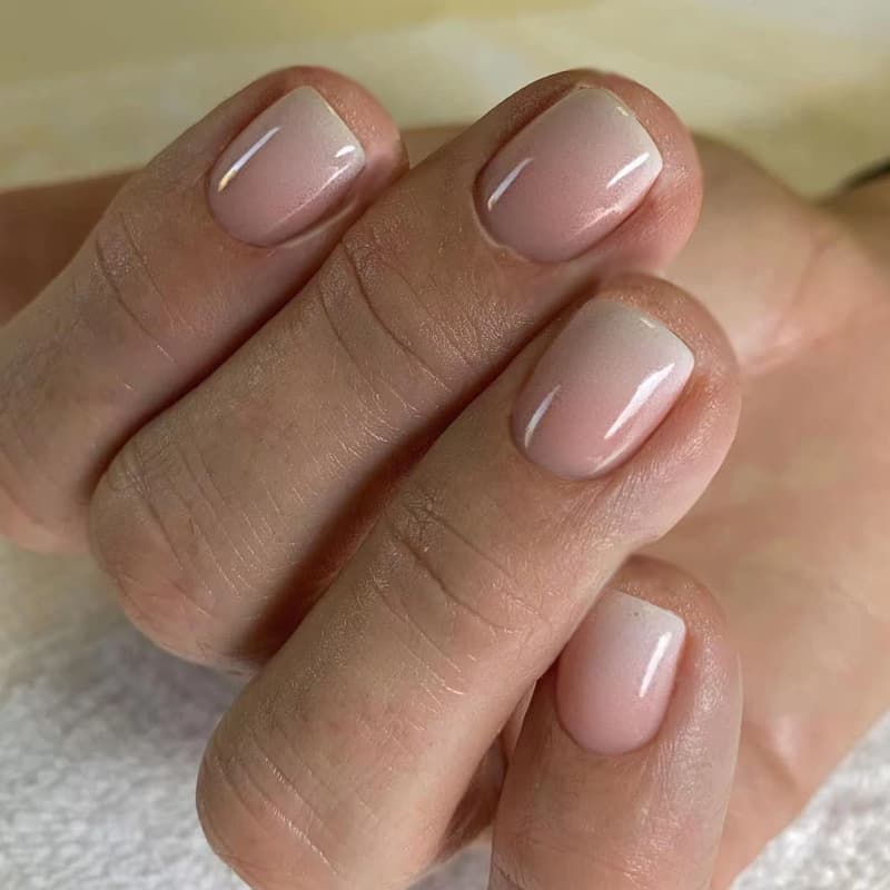Lefan Nails Press-On Nails Wholesale Simple Gradient Ins Style Fake Nails Press On Nails