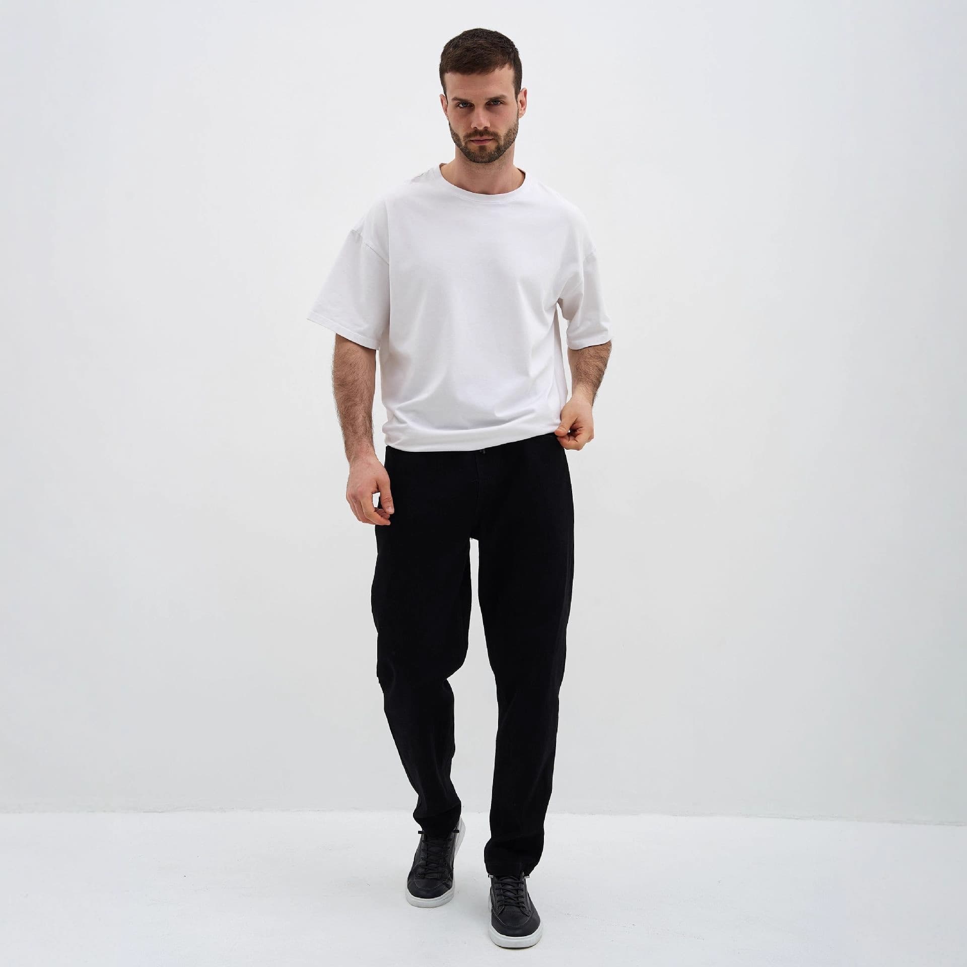 Autumn/Winter Fleece-Lined Warm Windproof Casual Pants Unisex Cross-Border Supply Loose Sports Trousers