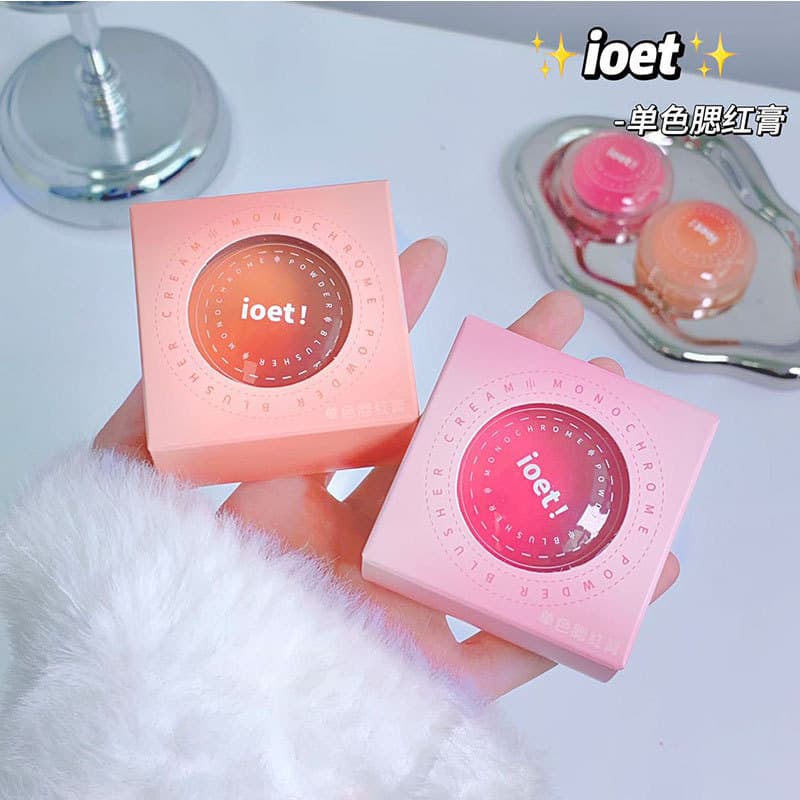 ioet Monochrome Blush Cream New Authentic Women's Potato Mud Natural Matte Highlighting Contouring Blush