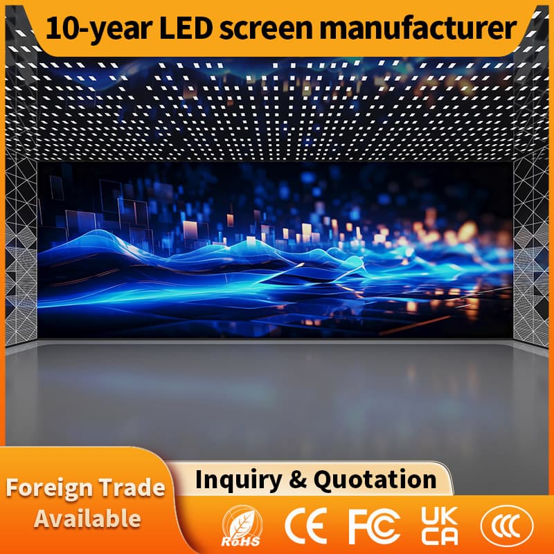 LED Display Screen Full Color Indoor Conference Room HD Large Screen for Foreign Trade