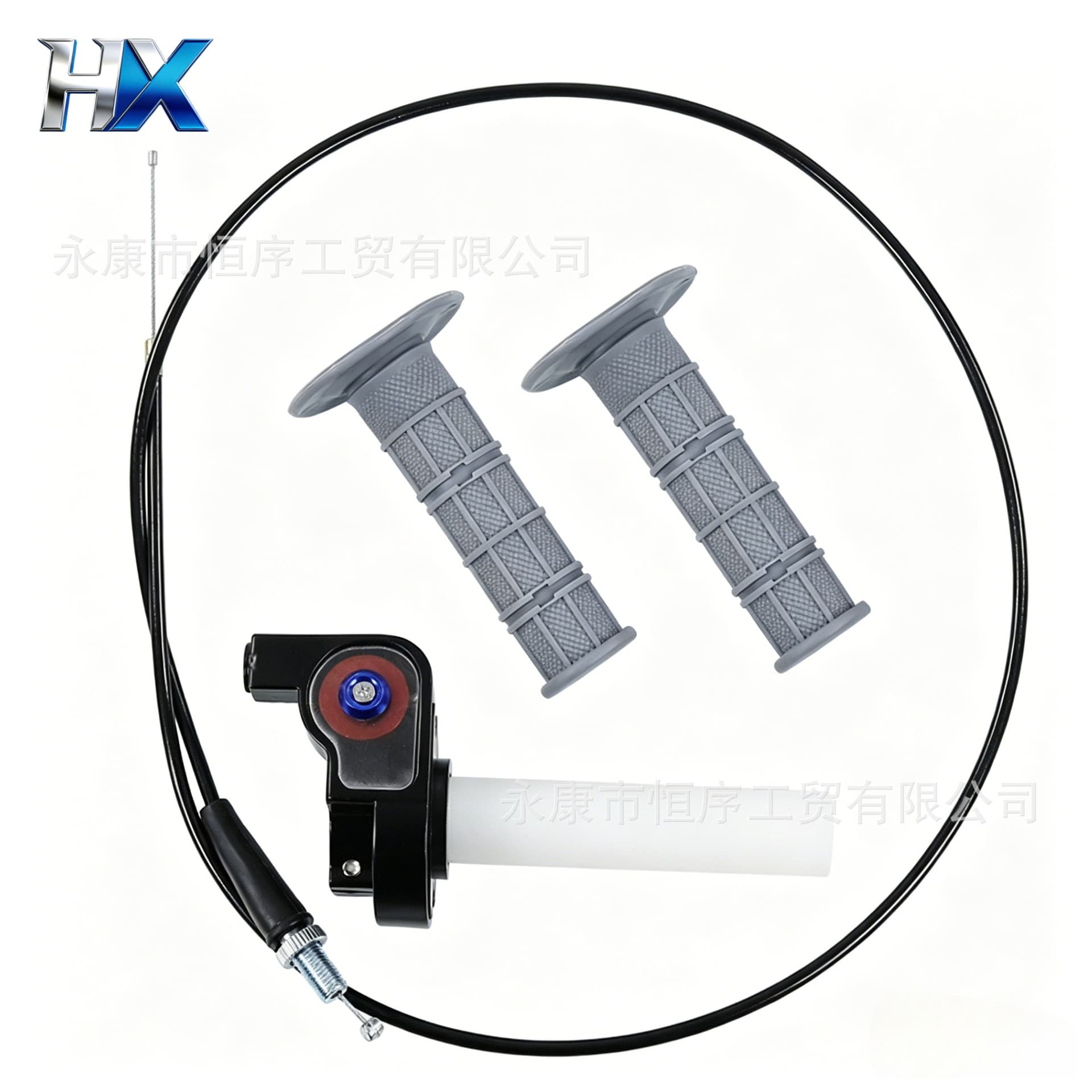Off-road motorcycle ATV ATV modified 110-250CC large screw oil visible handlebar throttle cable handlebar rubber cover