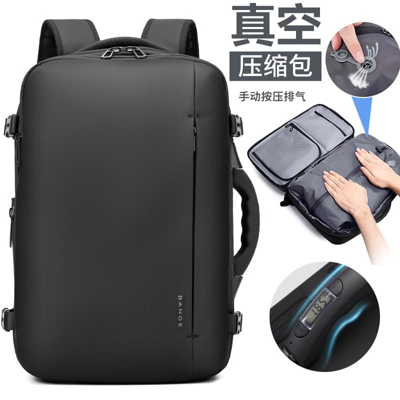 Brand New Vacuum Compression Backpack for Men, Casual Multifunctional Laptop Bag, Large Capacity Storage, Weighing Function, Travel Bag