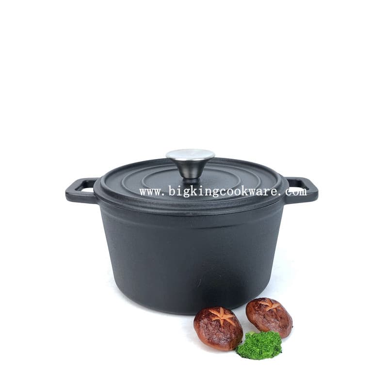 [Source Factory] Quanheng 22cm iron pot stew pot soup pot cast iron blue enamel pot stew pot enamel pot
