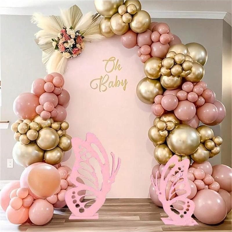 New Wooden Butterfly Ornament Display Stand for Wedding Birthday Party Scene Decoration Romantic Butterfly Decor Props