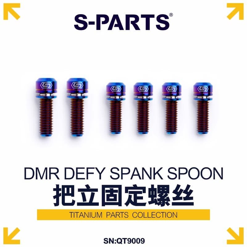 S-PARTS titanium alloy screws DMR DEFY SPANK SPOON stem suitable for dirt slope street climbing bmx