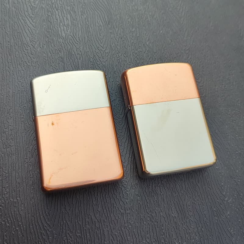 ZORRO Zorro II Kerosene Lighter Thickened Brass, Purple Copper, White Copper, Spliced Copper, Raw Copper Plate Armor