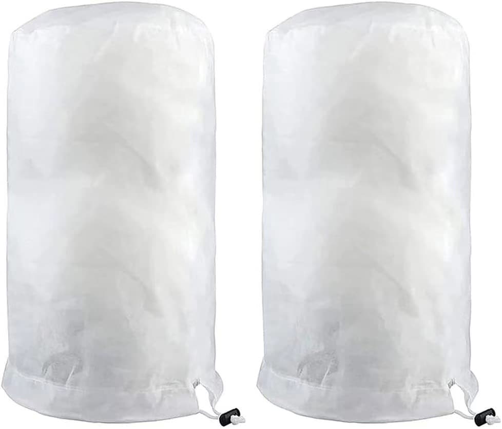 Non-Woven Plant Cold Protection Cover with Drawstring and Zipper Style for Overwintering Frost Protection