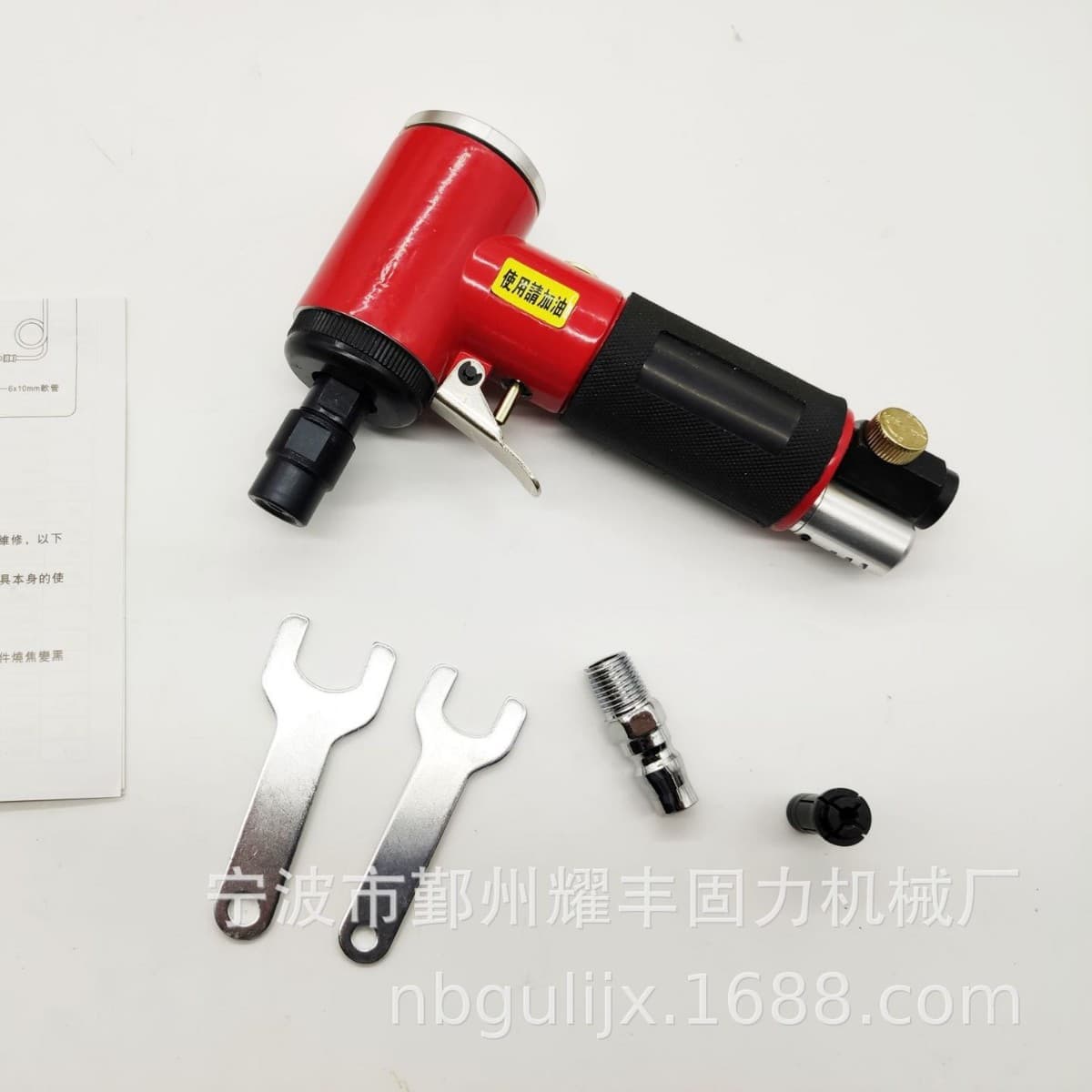 Wholesale 90 Degree Elbow Air Grinder Pneumatic Engraving Grinder Pneumatic Sander Button Sanding Disc Sandpaper Machine with Chuck