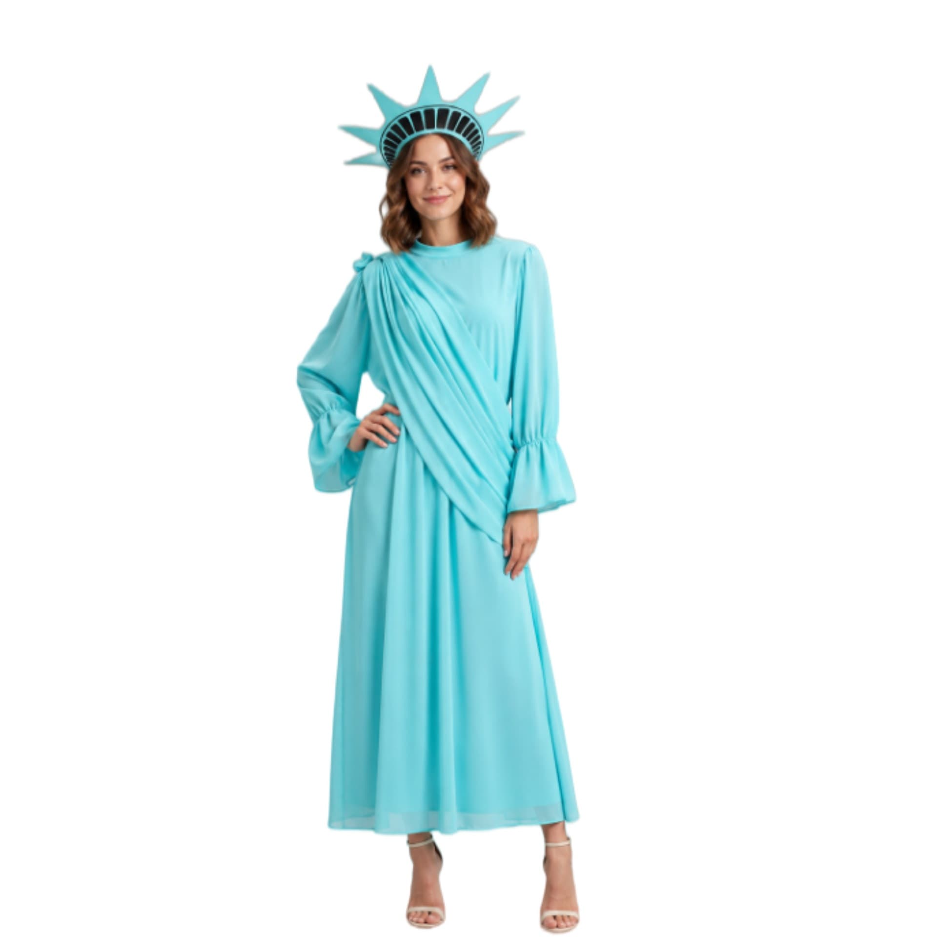 Cross-border Statue of Liberty costume Halloween role-playing outfit party dress cosplay costume