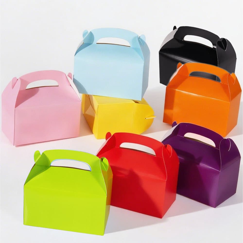 Cross-border Portable Candy Box Baking Croissant Box Cake Packaging Box Queue Gift Wholesale Stock Creative Gift Box