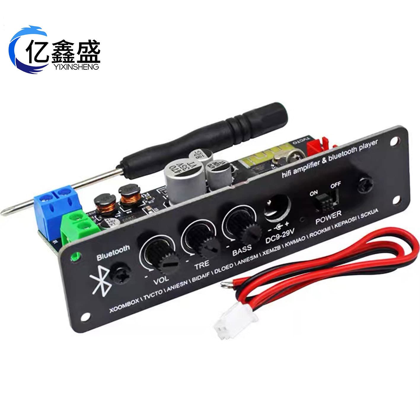 HIFI Bluetooth 5.1 Digital Amplifier Board 3-8 Inch Speaker Amplifier Module DIY Audio Circuit Board 12V