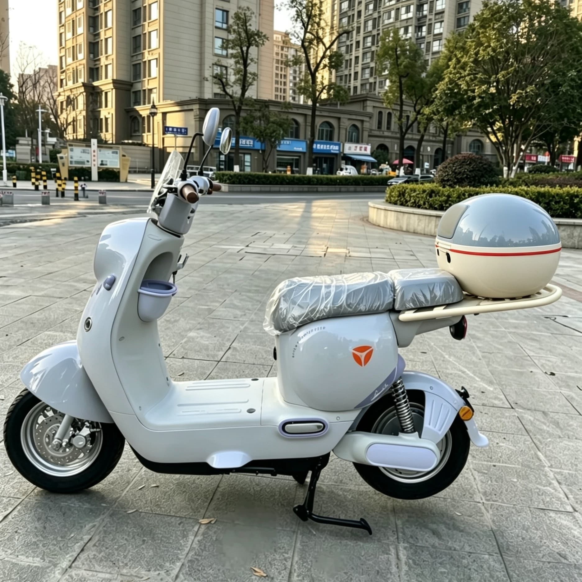 Universal Electric Vehicle Trunk Motorcycle Tail Box Universal Battery Car Rear Storage Box Scooter Storage Box Large Capacity