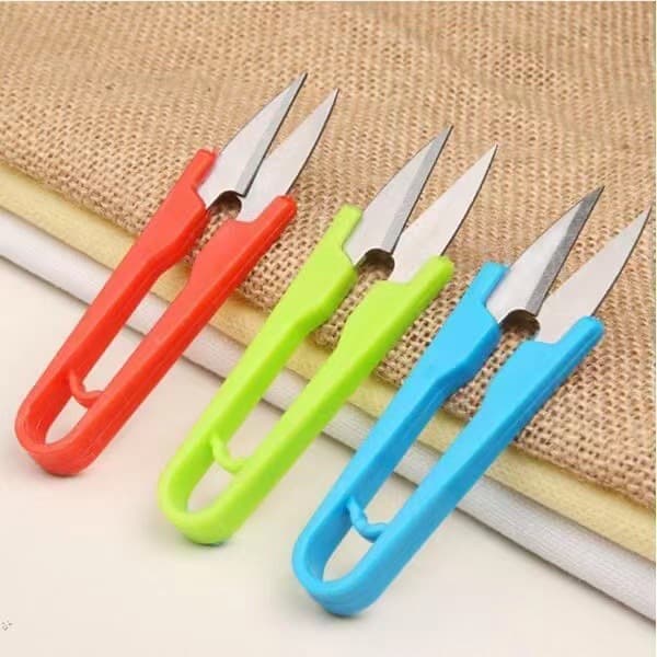 F106 Household cross-stitch scissors, small thread snipping scissors, embroidery U-shaped scissors, yarn snips