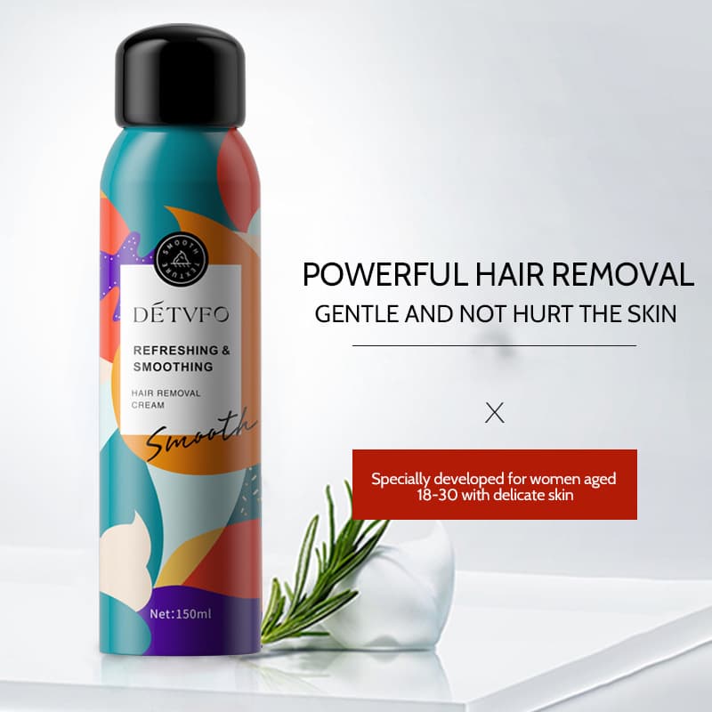 Cross-Border English Version Dedevifu Hair Removal Spray/Mousse - Gentle Hair Removal Cream, OEM Processing and Customization