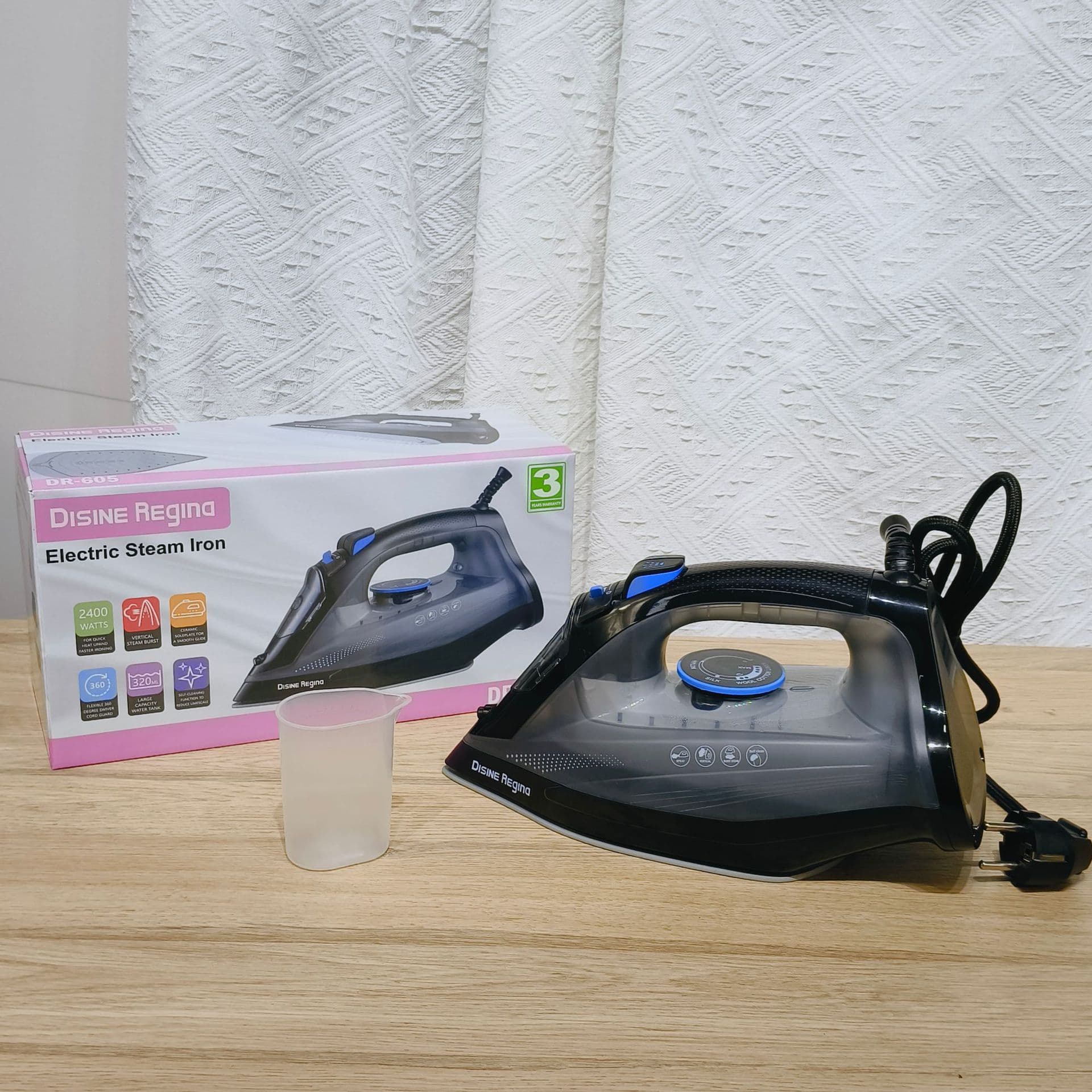 Foreign Trade Export Electric Iron Household Ceramic Soleplate Spray Steam Iron STEAM IRON Small Wet and Dry