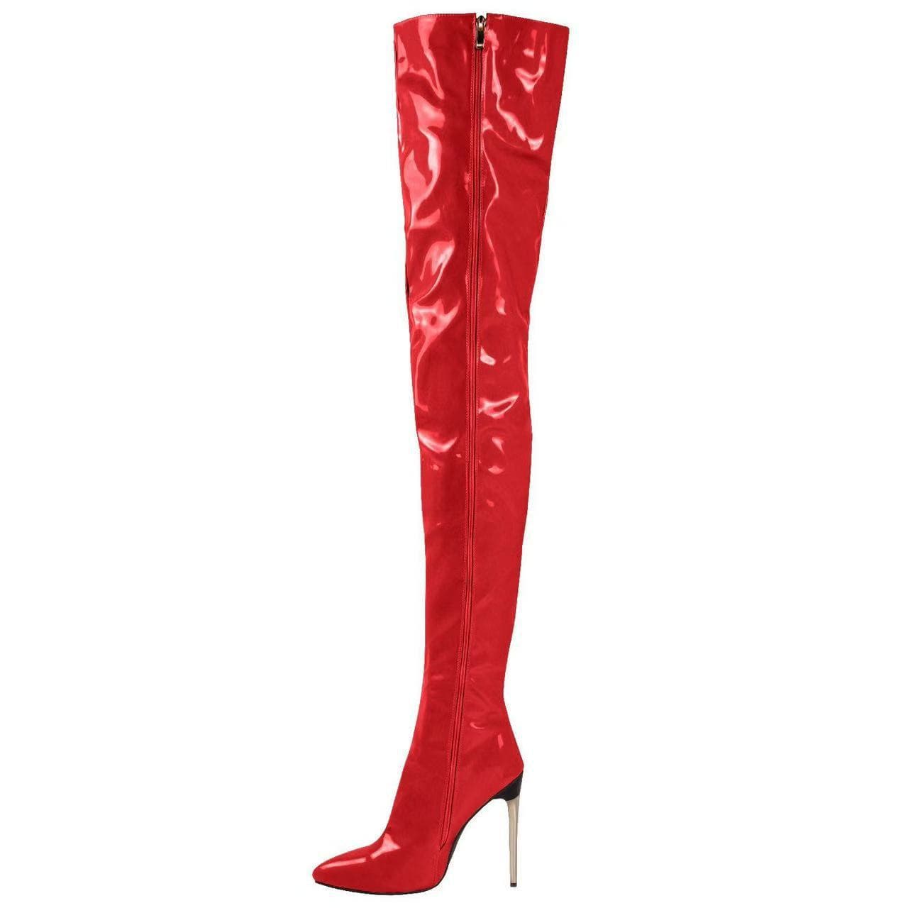Cross-border Amazon Over-the-Knee Boots 2025 Metal Heel 11CM Ultra High Heel Fashion Boots Women's Stiletto Heel Slim Legs