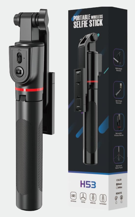 2026 New Anti-Shake Phone Selfie Stick Tripod 360-Degree Rotating Gimbal Stabilizer Selfie Stand