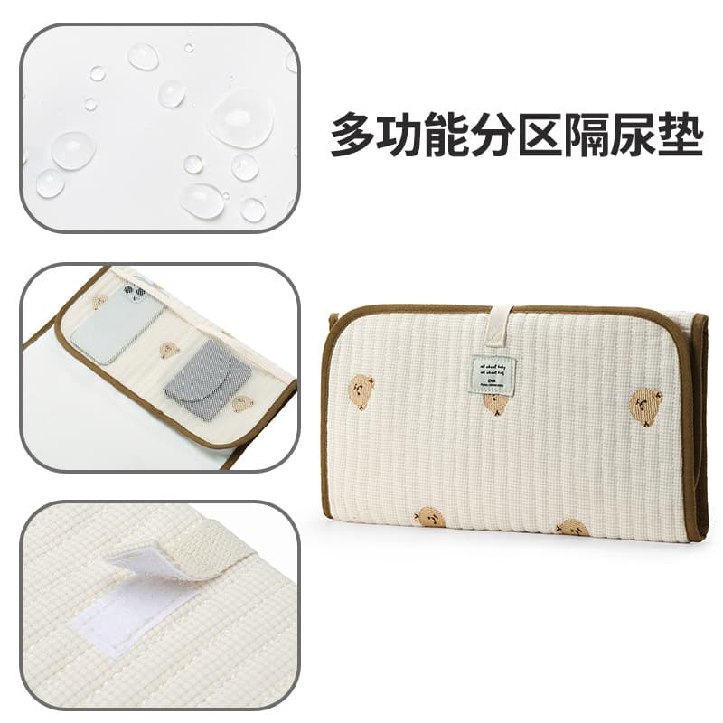 Hot selling newborn folding waterproof diaper pad portable baby diaper pad multifunctional portable thickened diaper table